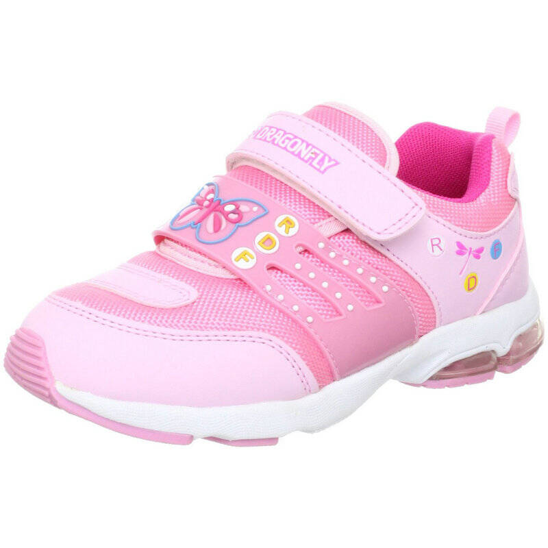 红蜻蜓童鞋 女小童魔术贴舒适轻便休闲运动鞋 51k2d6837 粉红 30