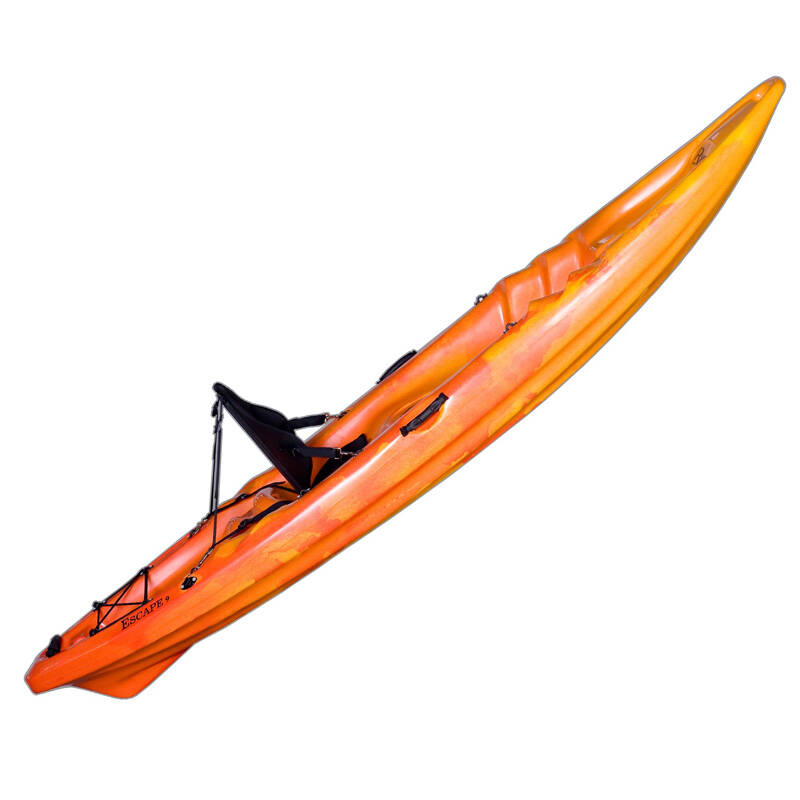 百途riot kayak高端休闲滚塑皮划艇独木舟小龙王9开放式平台舟硬艇