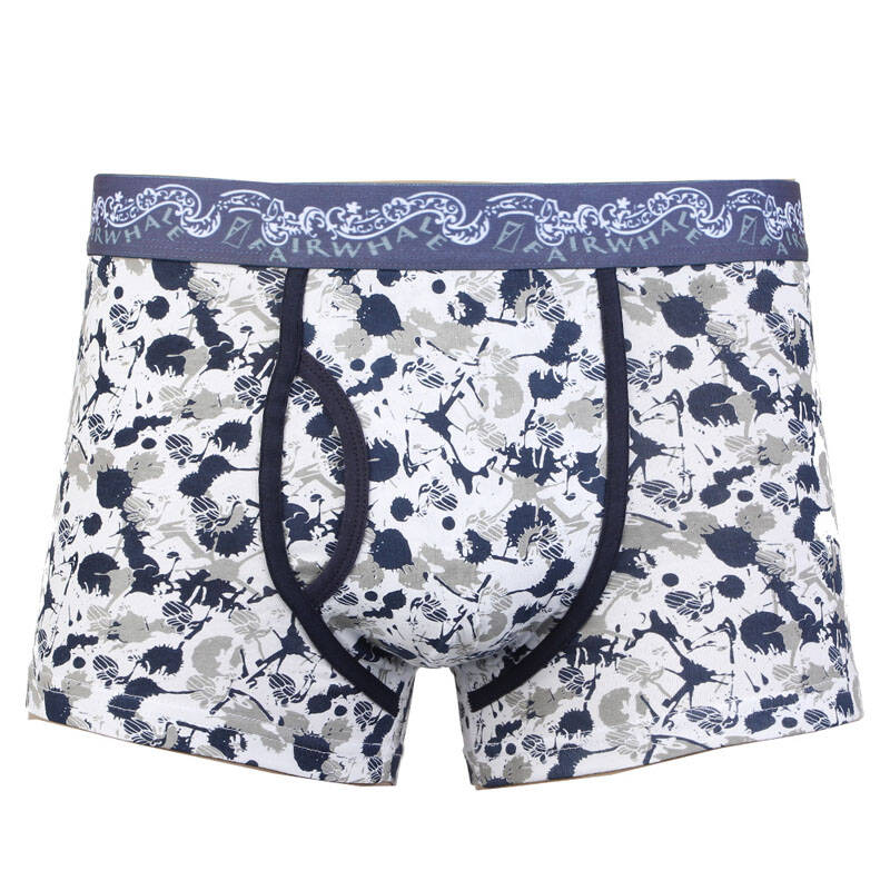 马克华菲fairwhale 男装 简约自然春装95%棉平角内裤 7113065016-051