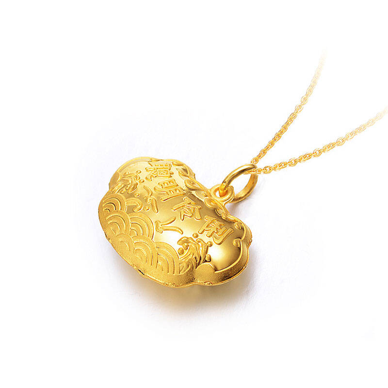 百泰金 "聪明伶俐"龙宝宝系列千足金吊坠 5.08g