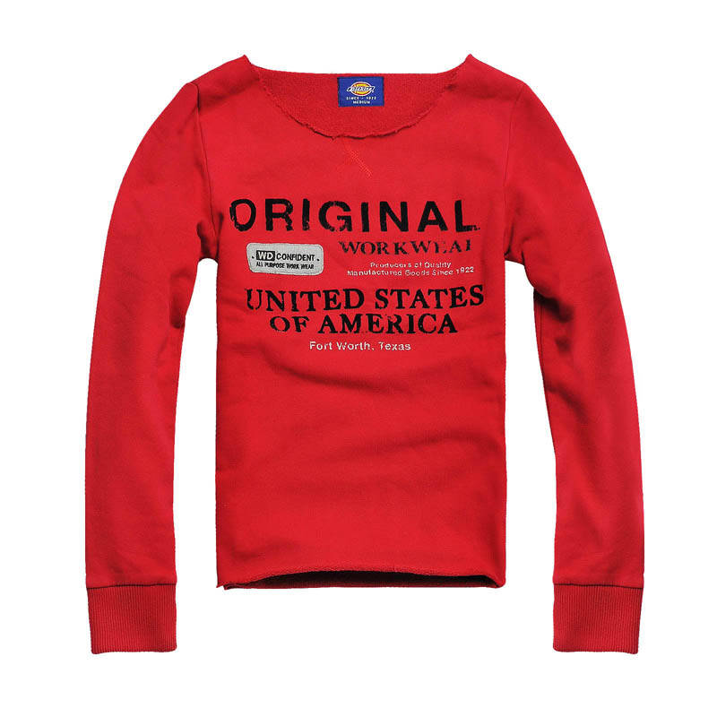 dickies品牌女装春秋长袖套头字母时尚休闲卫衣 原价399元1132402