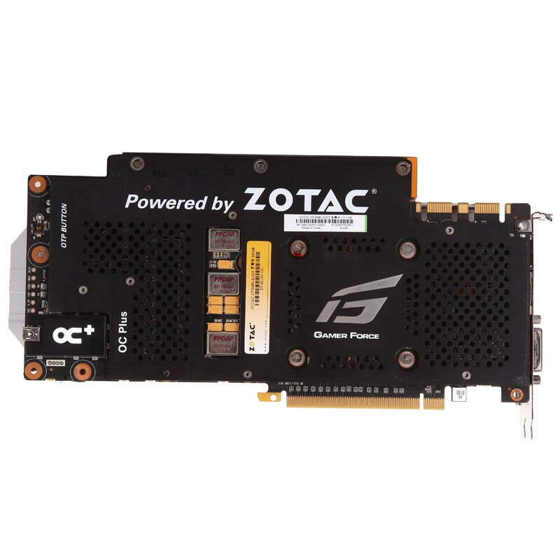 索泰(zotac)gtx680 2gd5 至尊版oc ub 1059-1124/6208 2048mb/256bit