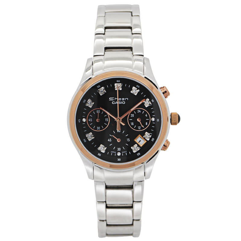 casio卡西欧sheen系列经典雅致石英女表shn-5003p-1a