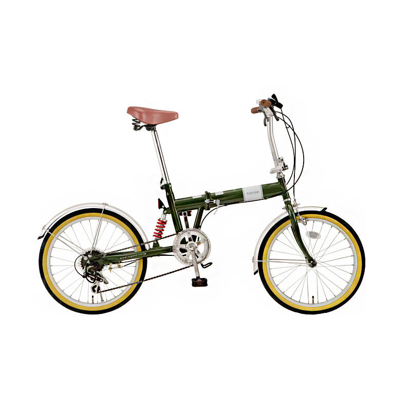 力霸皇自行车 lbh折叠自行车 20寸避震变速单车f901 军绿色 20寸