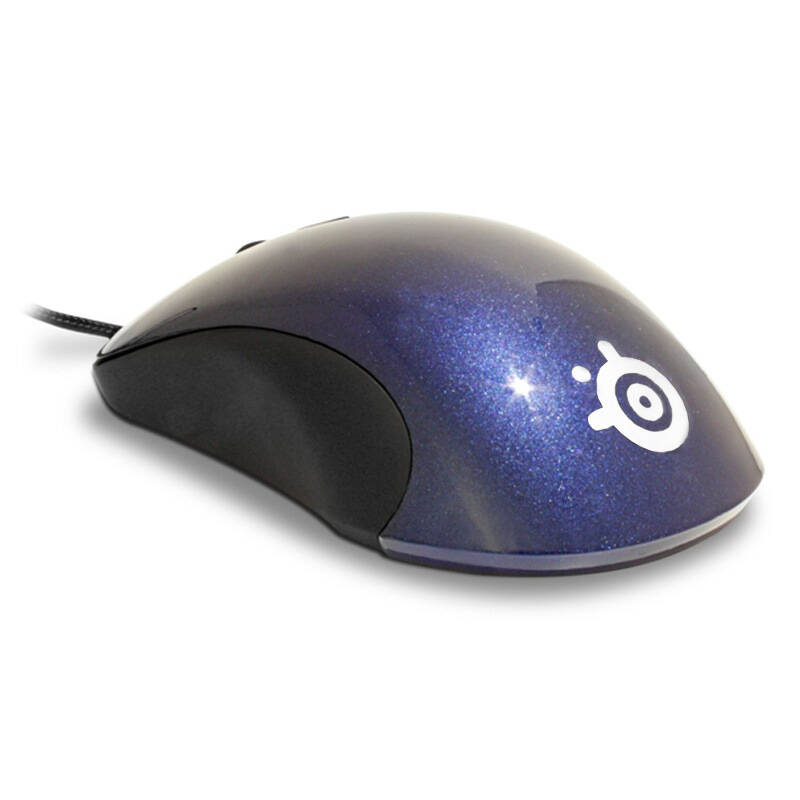 赛睿(steelseries)kinzu v2 光学游戏鼠标 蓝色