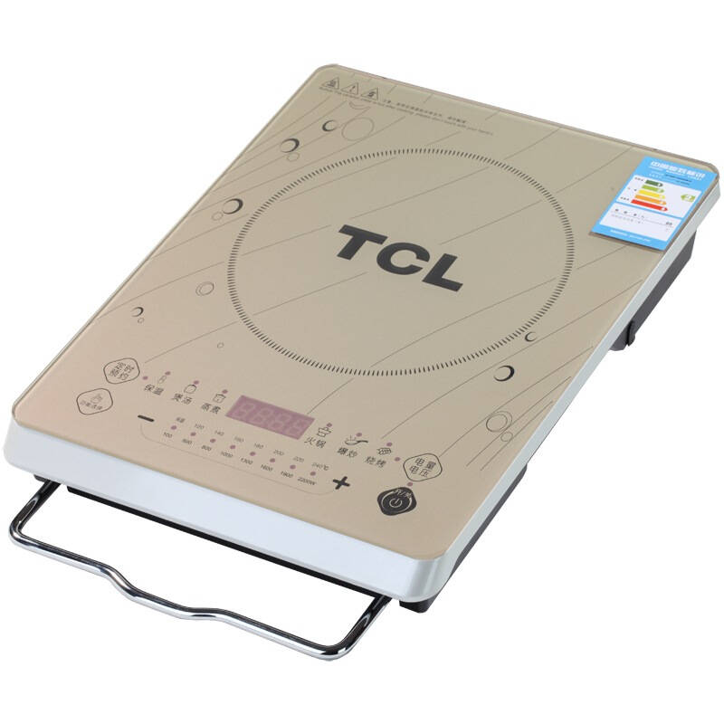 tcl tc-hc225d 支持预约触摸式 电磁炉(附送汤锅)