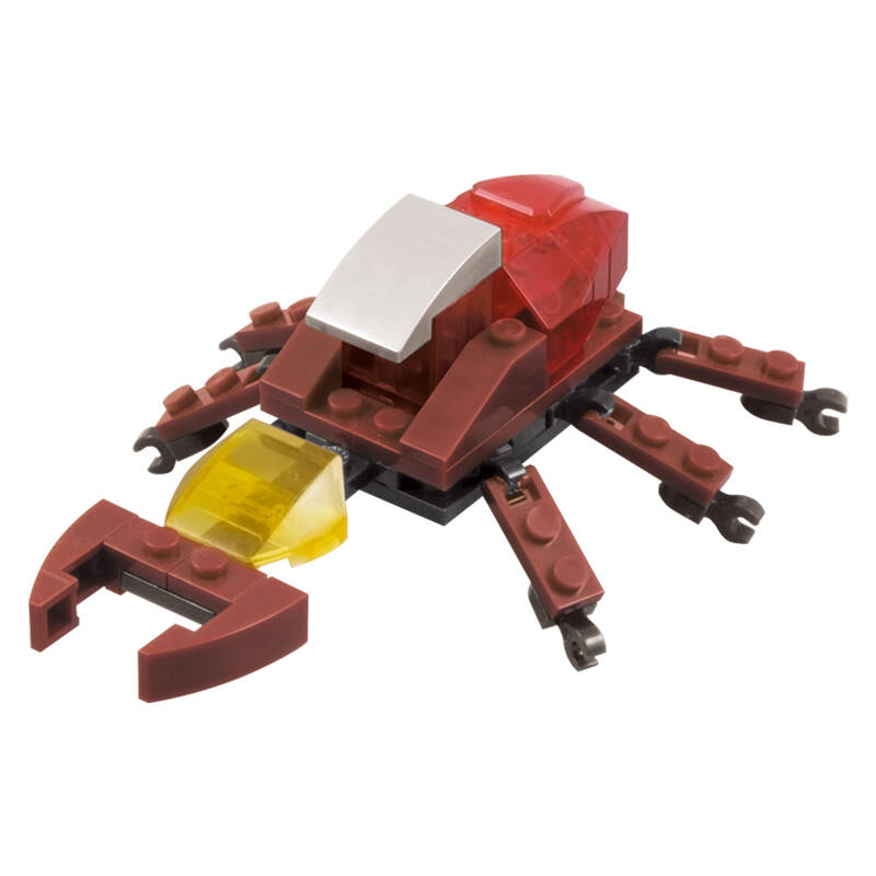 乐知堡 终极战兽 小颗粒益智变形积木 闪电甲虫/尖角甲虫/黄金甲虫