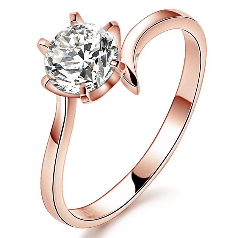 鑫万福 18k白金/玫瑰金 戒托 下单时备注货号即可 pt950铂金戒托