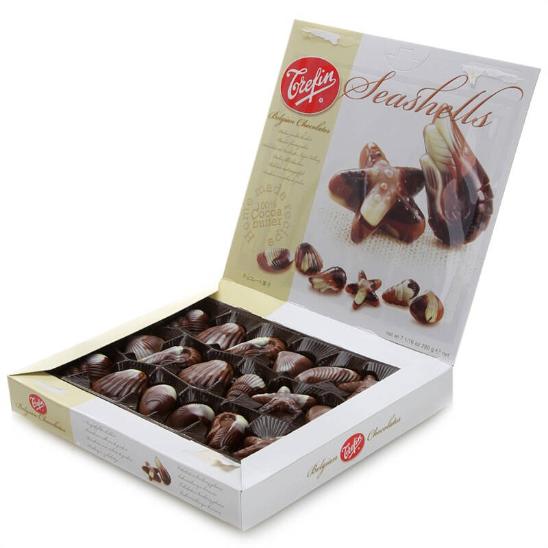 比利时trefin嘉芙莲海螺巧克力200g