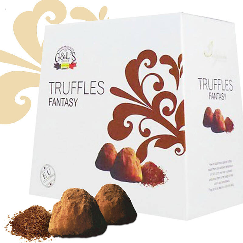truffles德菲丝 比利时进口松露巧克力 黑色传统1000g 经典香醇800g