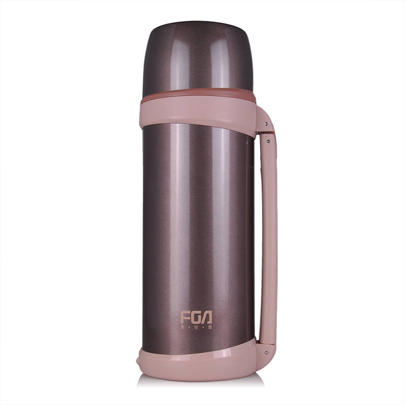 富光琥珀真空旅行壶1800ml不锈钢保温壶fz6024-1800 咖啡色
