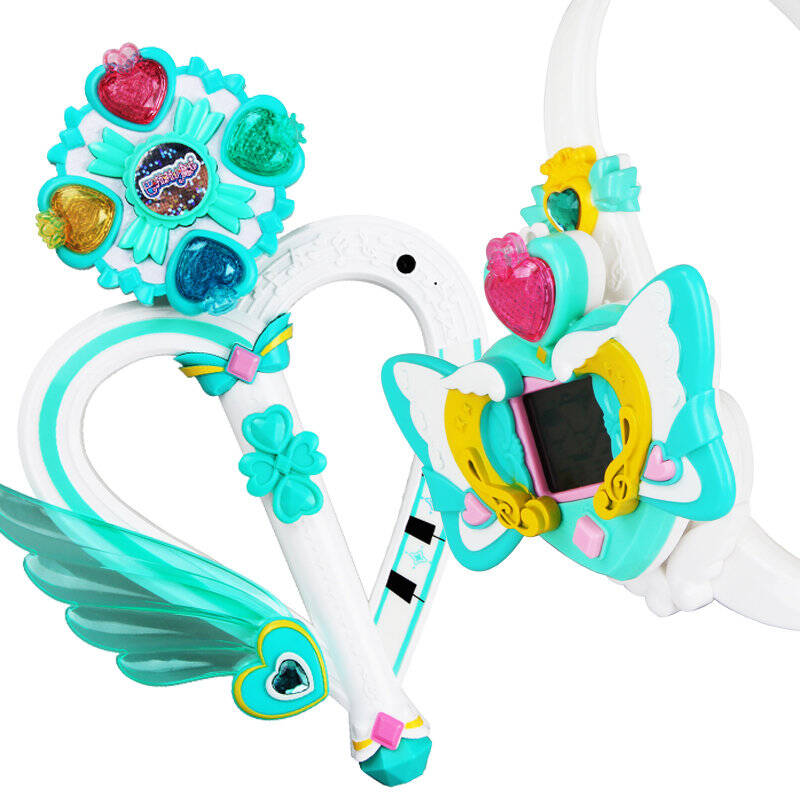 音符之谜 巴啦啦小魔仙 女孩魔法棒钢琴变身器玩具套装 贝贝高级钢琴