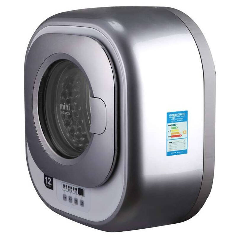 5kg 韩国进口小型壁挂式全自动变频滚筒迷你洗衣机 煮洗脱一体机