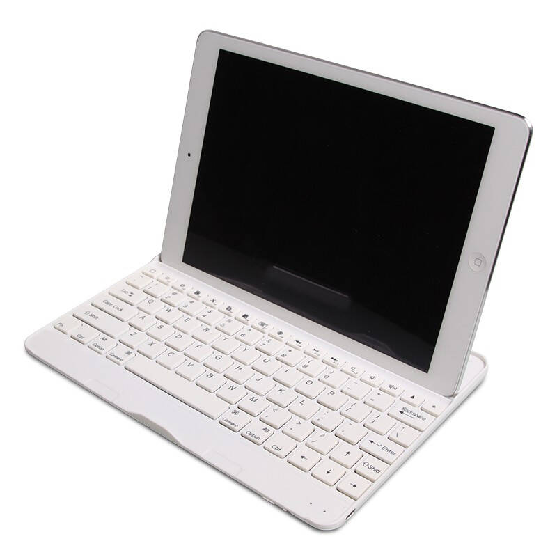 苹果ipad air 1/2 / mini 1/2/3轻薄便携蓝牙无线键盘 ipad air 白色