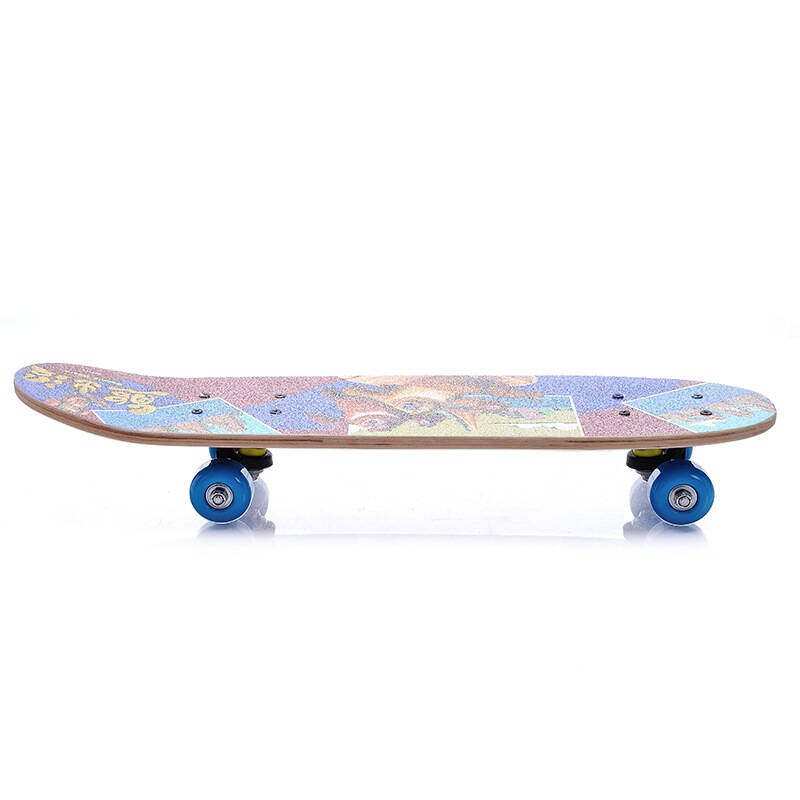 熊出没(boonic bears)儿童滑板小号滑板四轮单翘板3712蓝色