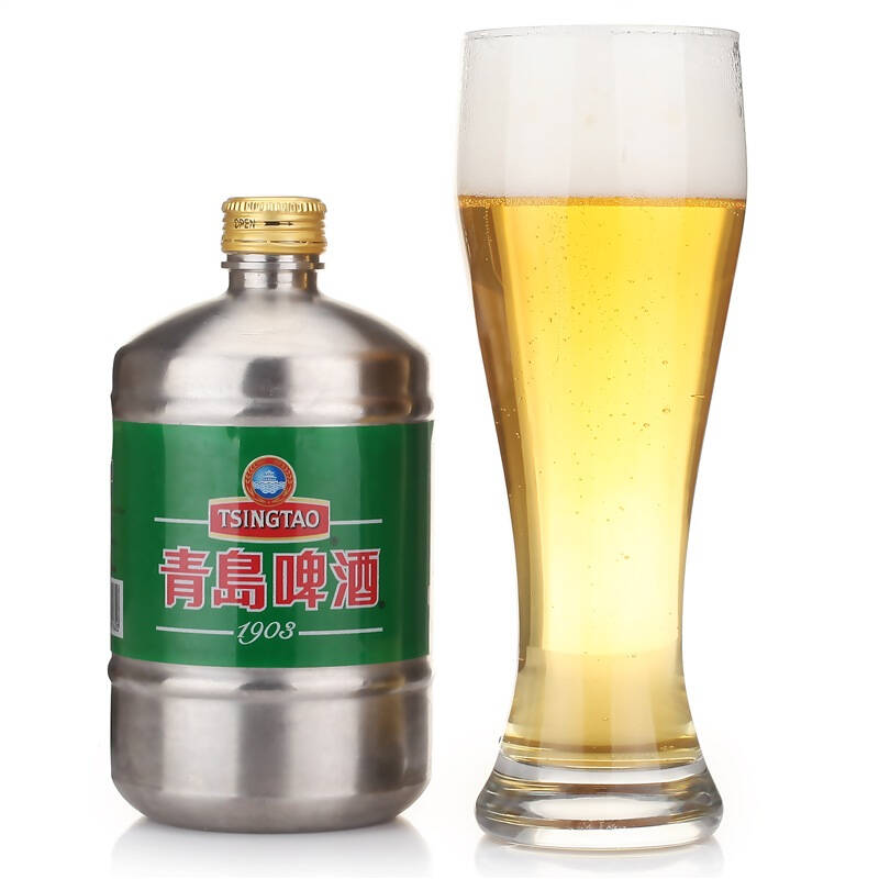 青岛啤酒1升钢瓶图片