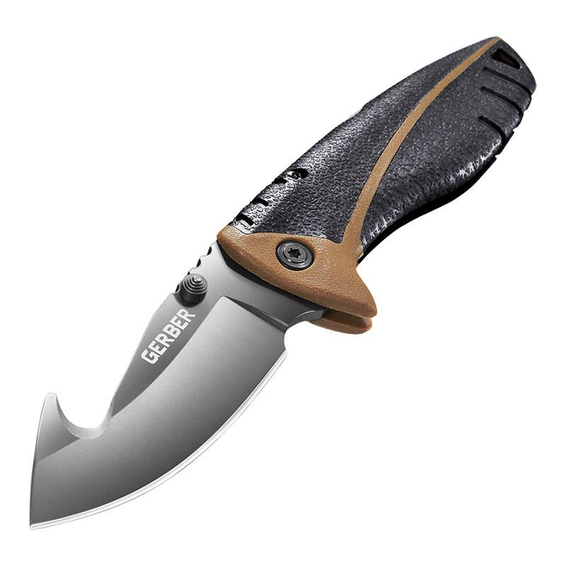戈博gerber 狩猎系列刀折刀户外刀野外求生刀内脏钩刀具31-001160