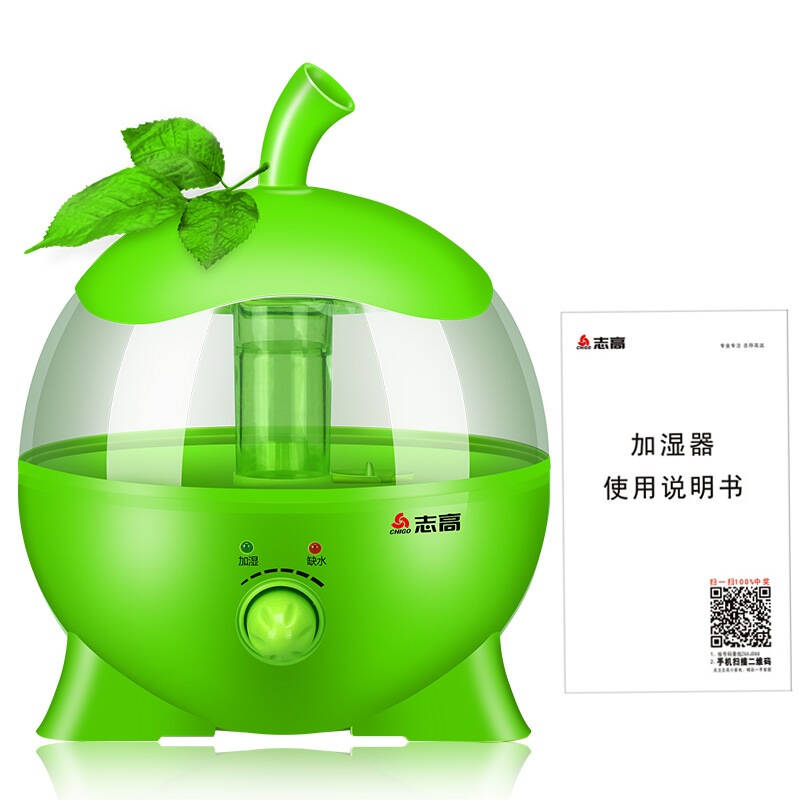 志高(chigo)加湿器3.8l家用静音增湿机增湿器jsq107-j18绿色