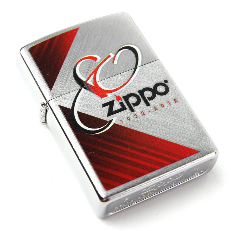 芝寶zippo打火機 正品 盔甲鍍鉻斜紋雕刻彩印 zippo75週年80週年常規