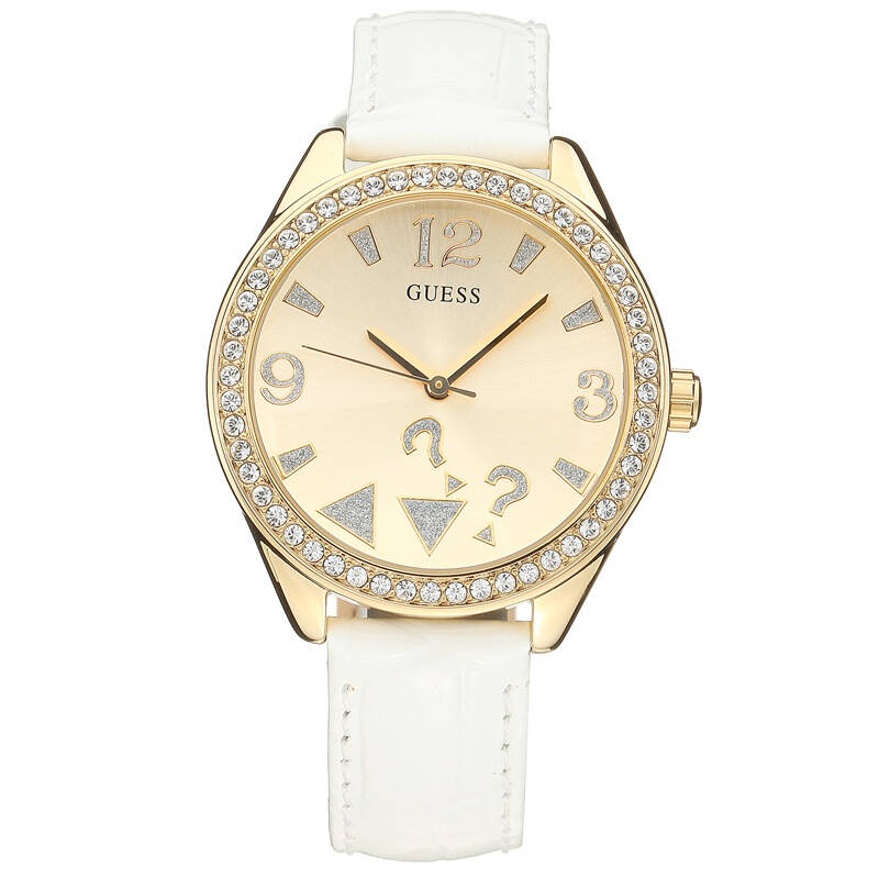 盖尔斯(guess)手表迷你标志系列点缀气质个性石英女表w0402l1