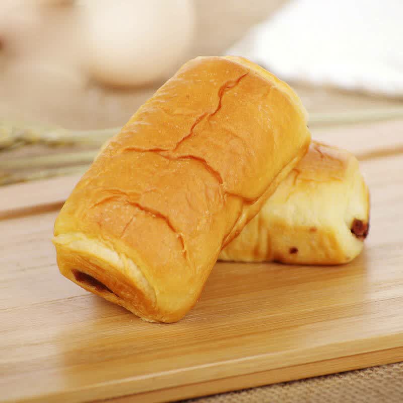 乐锦记手撕面包 撕趣红豆味 小箱装 1000g/箱
