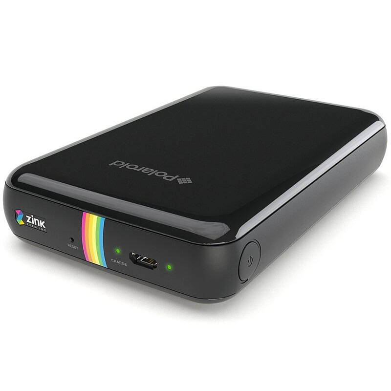 宝丽来(polaroid)zip手机照片打印机 黑色 拍立得 手机照片打印机口袋