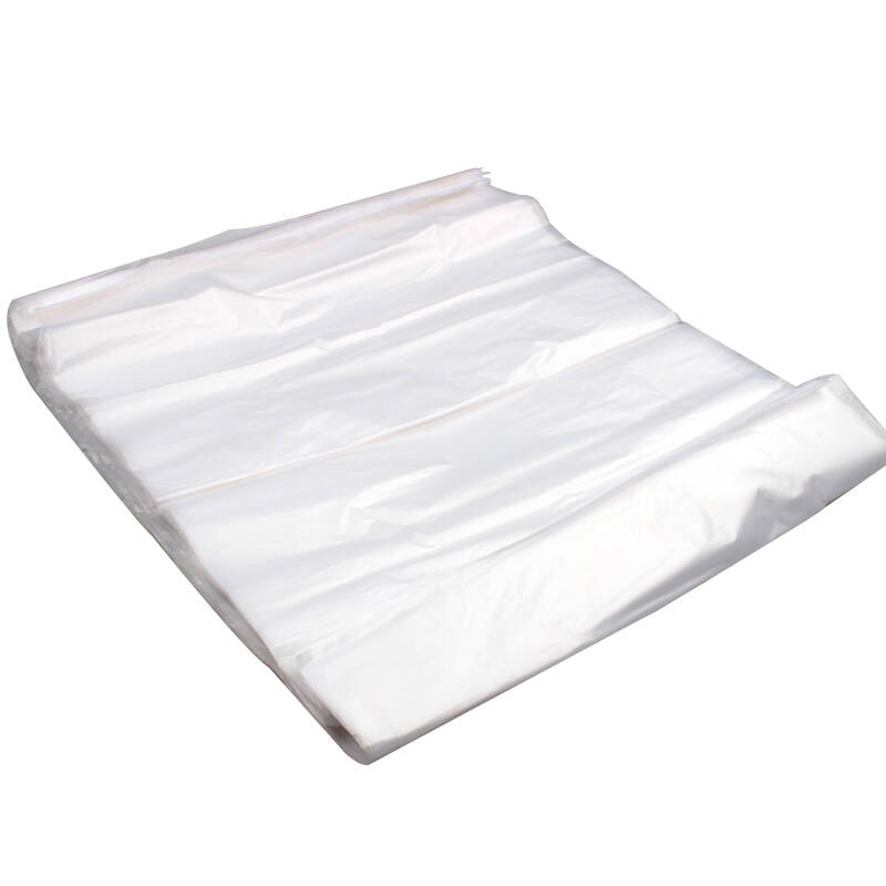 环保背心袋平口垃圾袋 大中小号单位物业家庭搬家清洁卫生塑料袋 白色