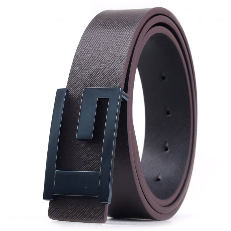 佐丹奴(giordano)男士皮带 牛皮韩版时尚腰带 板扣皮带 mp1520272n 深