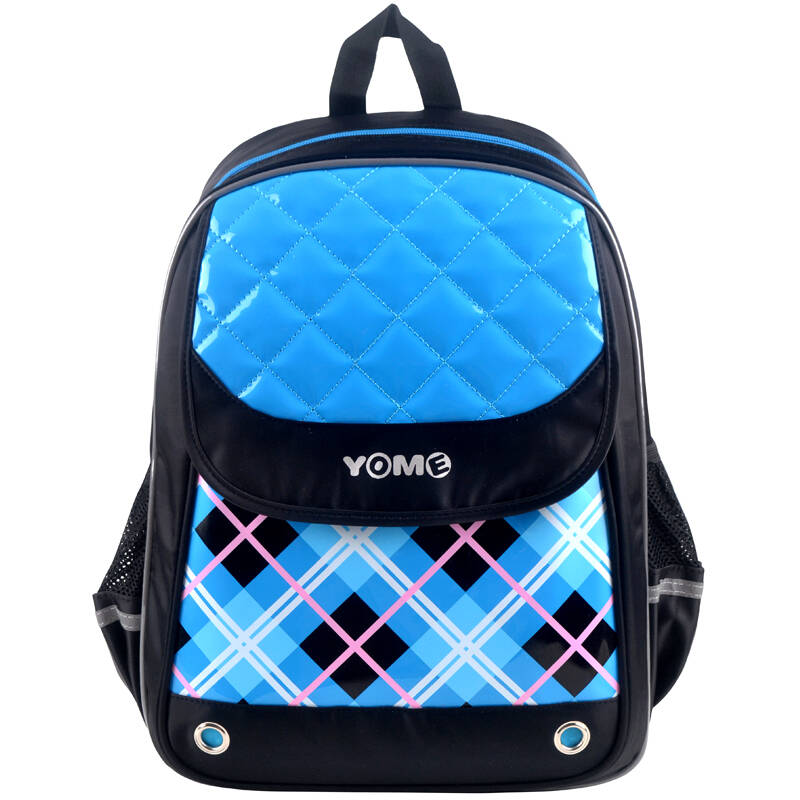 yome书包小学生男女1-4年级儿童超轻减负护脊双肩背包 玫红