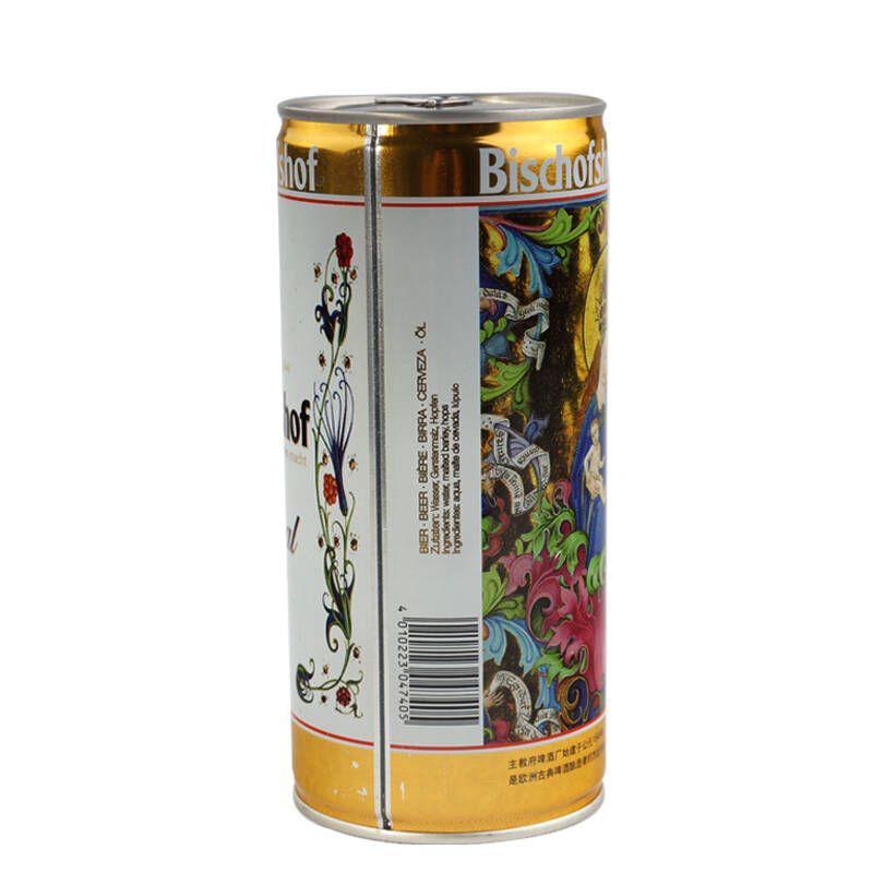 德国啤酒 原装进口 大主教原浆啤酒4.7%vol 1l 12听装 整