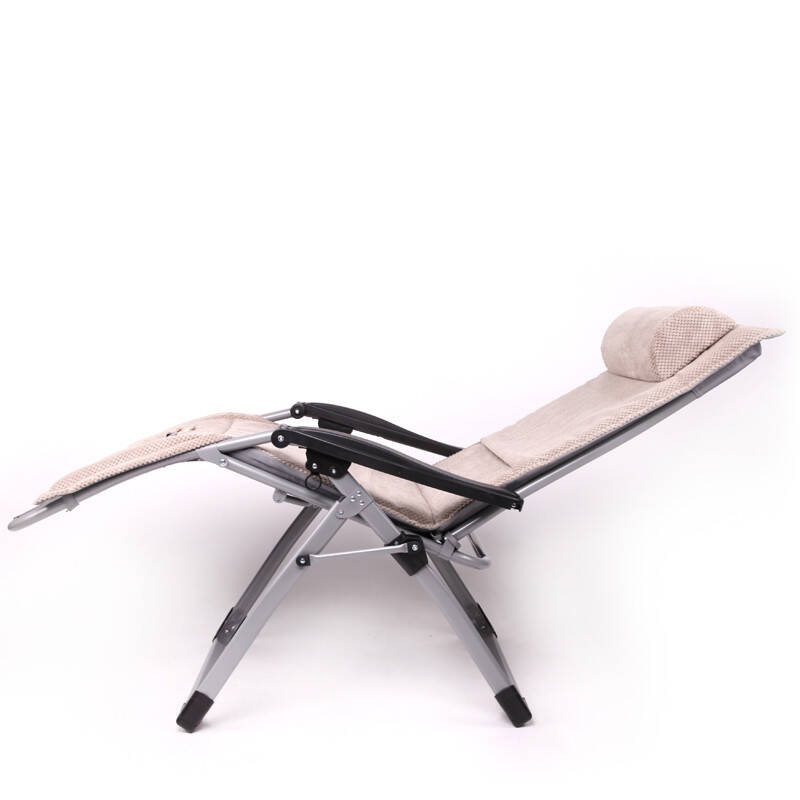 午憩宝 人体工学躺椅折叠椅午休椅折叠床午睡床休闲椅沙滩椅 时尚酷黑