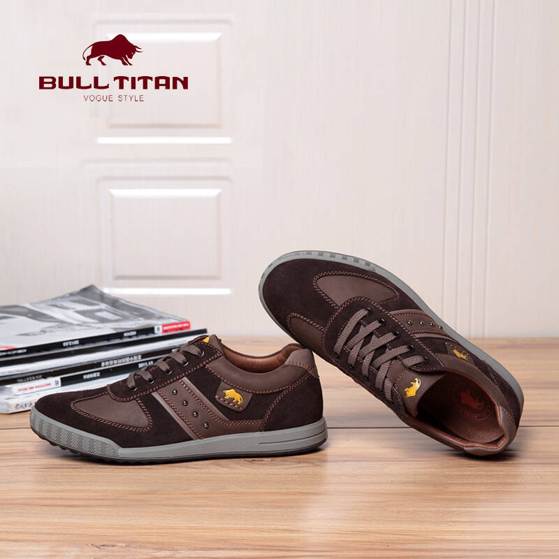 bull titan 美国公牛巨人2016春季户外新款休闲运动鞋 暗棕 44