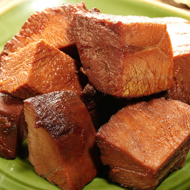 善味阁鲜卤牛肉10g/包 卤牛肉块牛肉粒 独立真空包装 浙江特产