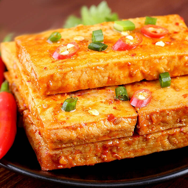 卫来 湘式亲嘴豆干 香辣味 500g/盒