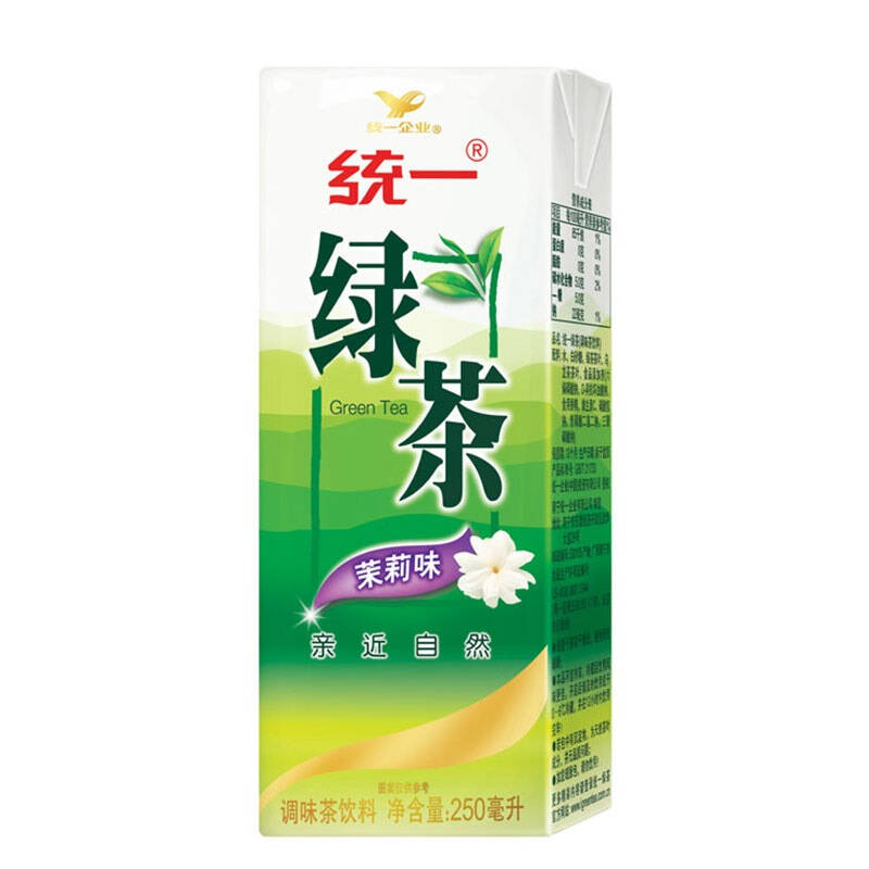 统一 绿茶 250ml*24盒/箱 茶饮料 整箱装