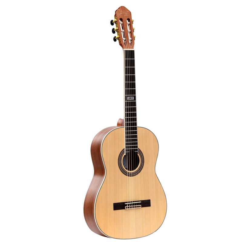 朗斯(langs)古典吉他入门39寸 木吉它初学39寸 c系列 c28p原木色