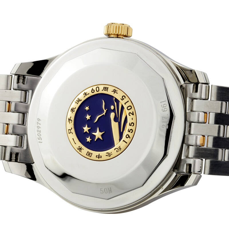 海鸥(seagull)手表 商务休闲系列60周年纪念款自动机械男表白盘间金