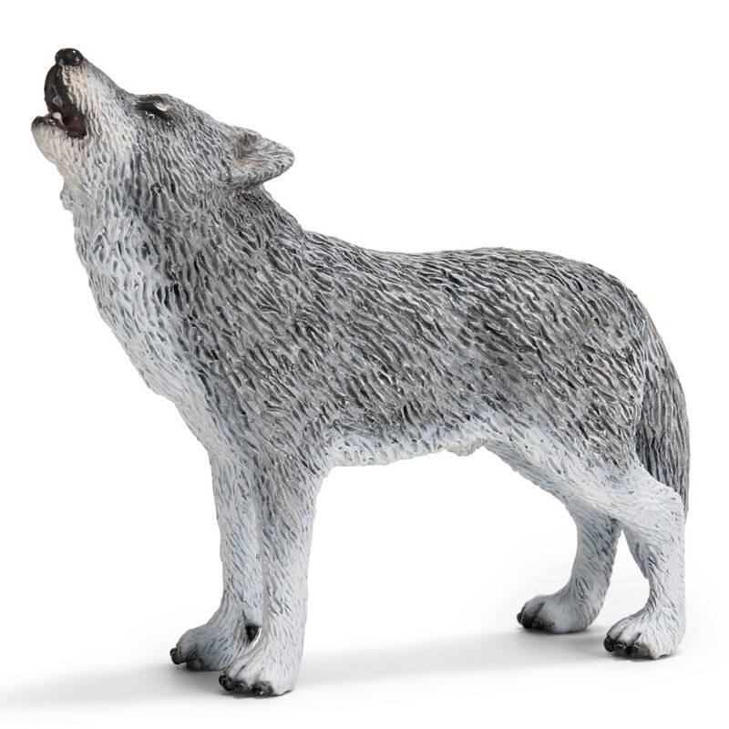 schleich德国思乐仿真动物模型玩具塑胶模型恐龙野生动物家禽家畜 狼