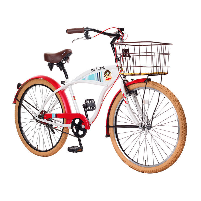 paulfrank/大嘴猴授权正品26寸时尚潮流男女单车自行车休闲车沙滩车