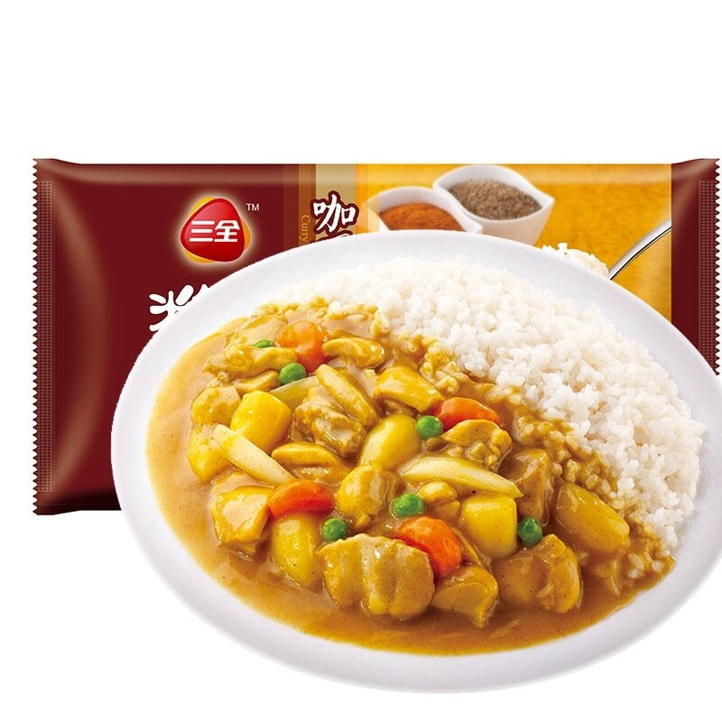 三全 方便米饭 咖喱鸡丁饭 375g/袋 - 京东触屏版