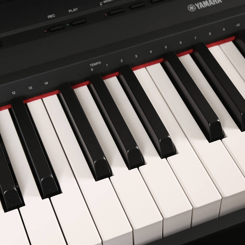 雅马哈(yamaha)电钢琴p105升级88键重锤智能数码电子钢琴 p115bk(黑