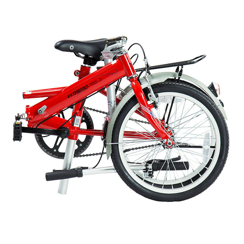 dahon大行折叠车18寸单速高碳钢自行车男女通勤单车yrt810 红色