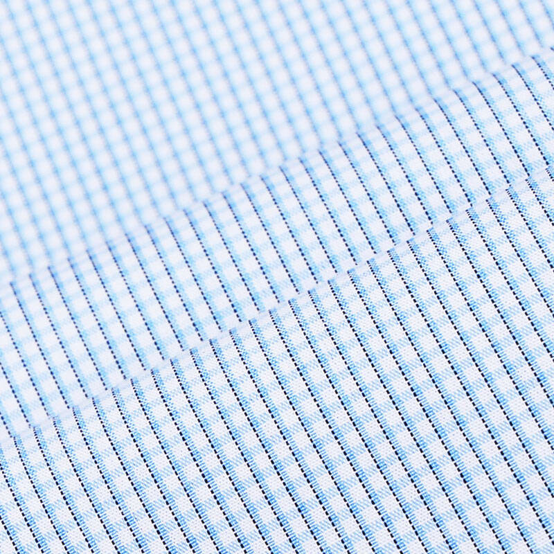 开开短袖衬衫16年新款男夏季正品商务休闲正装浅色方格子微修身抗皱