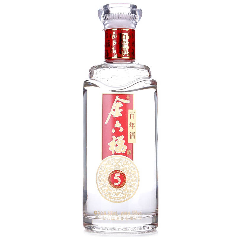 金六福 百年福5年50度整箱装 500ml*6