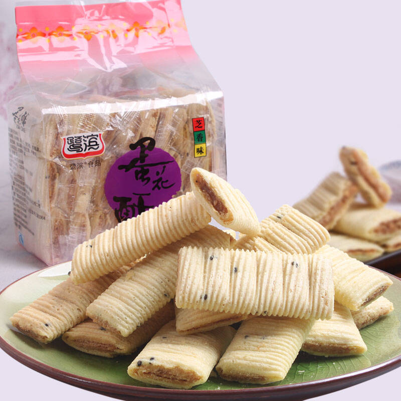 鹭滨蛋花酥227g 香酥甜食蛋卷 厦门鼓浪屿特产闽南喜糖喜饼糕点茶点