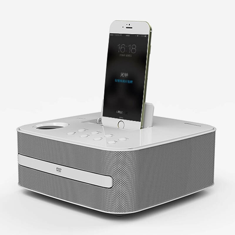 rsr dd515 苹果音响蓝牙音箱低音炮收音机dvd播放器电脑音箱 白色