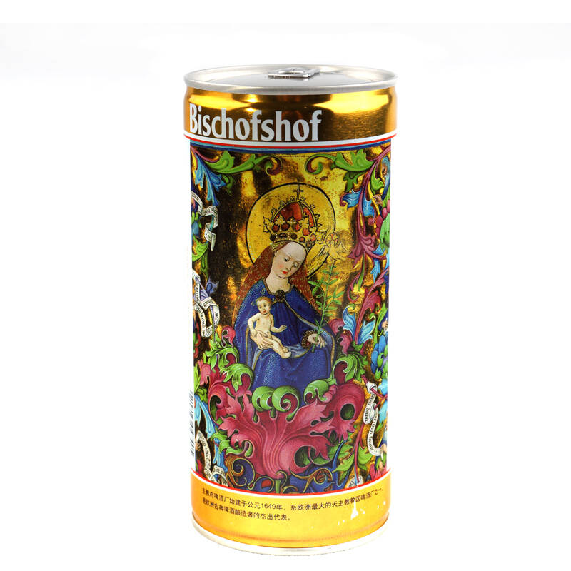 德国啤酒 原装进口 大主教原浆啤酒4.7%vol 1l 12听装 整