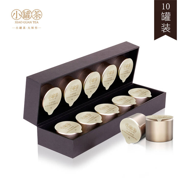 小罐茶 福鼎白茶白毫银针特级 礼品礼盒装 非遗