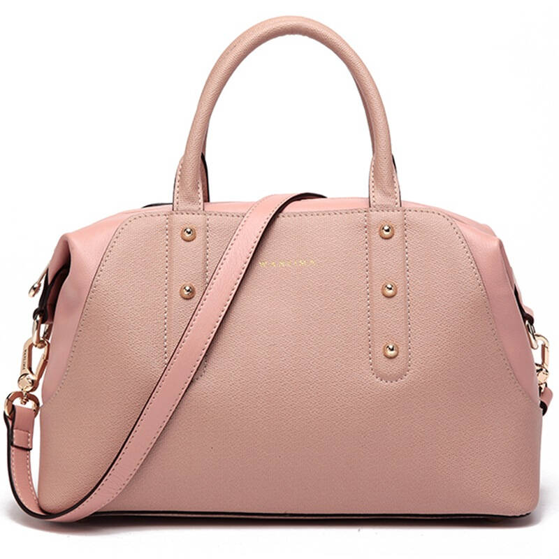 万里马(wanlima)2015 新品女包牛皮手提包 单肩包大容量女士包