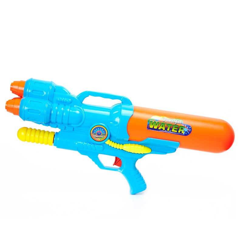 抽拉式滋水枪户外戏水小孩沙滩玩具 roy-hd338三头蛟蓝色(1346毫升)